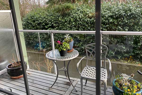 Ayre Manor Assisted Living Suite: Private Balcony