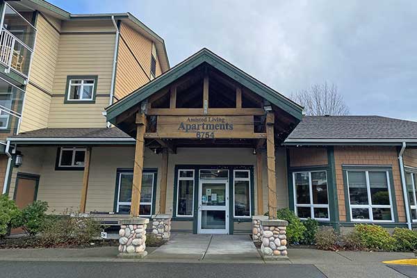 Ayre Manor Assisted Living Entrance