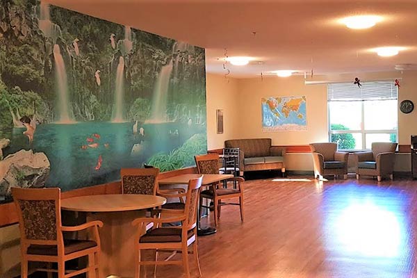 Ayre Manor Complex Care Activities Area and Lounge