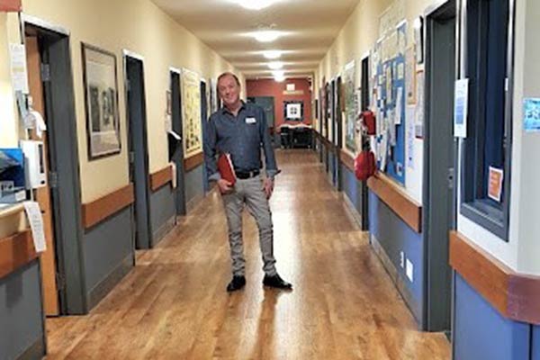 Ayre Manor Administration Hallway